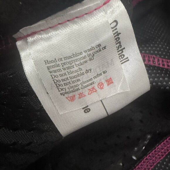 Freeze Out Thermal Protection Jacket Womens M Black Pink Motorcycle Outdoors - Picture 5 of 9